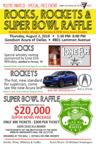 Dallas Margarita Society 2019 Super Bowl Raffle