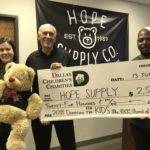 Dallas Margarita Society Grant Delivery to Hope Supply Company