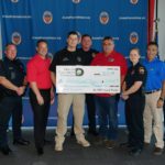 Dallas Margarita Society Grant Delivery to Santa Cop