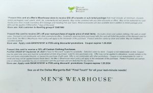 Mens Wearhouse Coupon 2023-Back